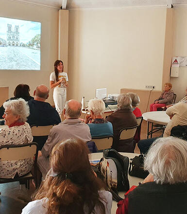 Conférence virtuelle - Laurine