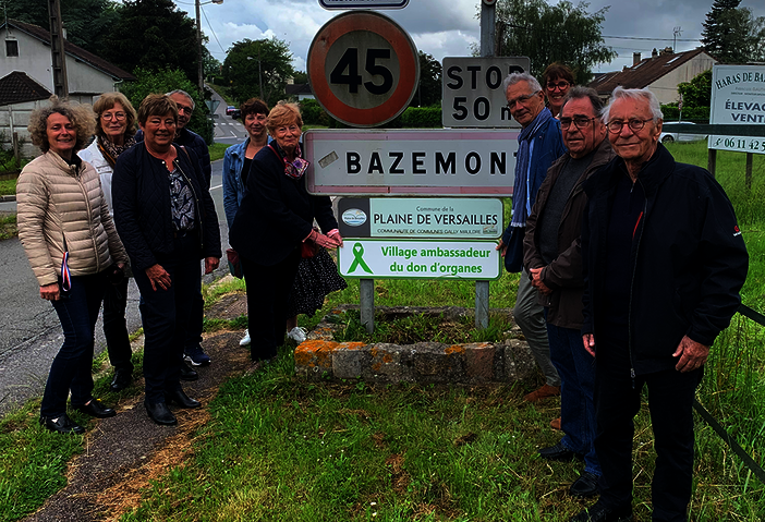 Bazemont, Ambassadeur du don d'organes