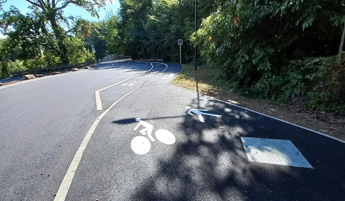 Piste cyclable gare SNLB