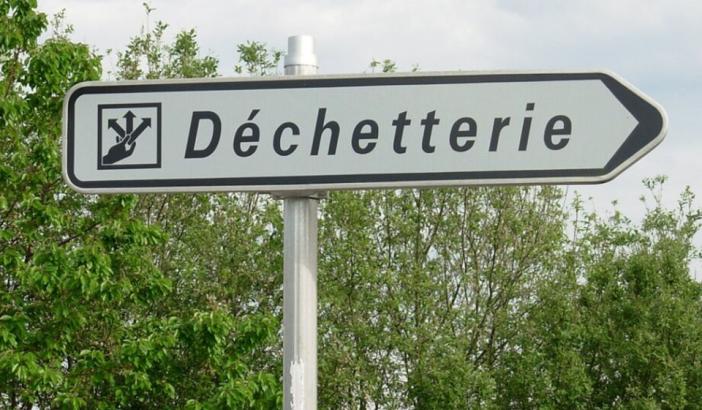 Visuel dechetterie - Panneau signalisation