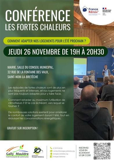 Conférence Énergies Solidaires 26/11/2026