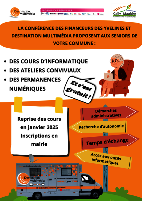 Flyer cours informatique 2025