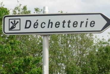 Visuel dechetterie - Panneau signalisation